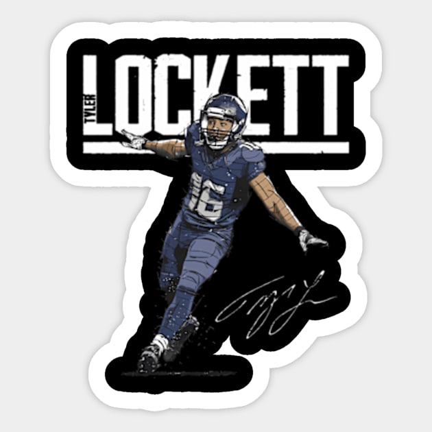 Tyler Lockett Seattle Hyper Sticker by caravalo